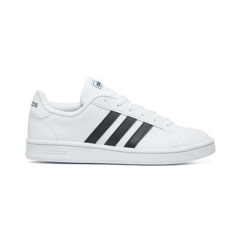 Sneakers bianche da donna con strisce a contrasto adidas Grand Court Base, Brand, SKU s314000095, Immagine 0